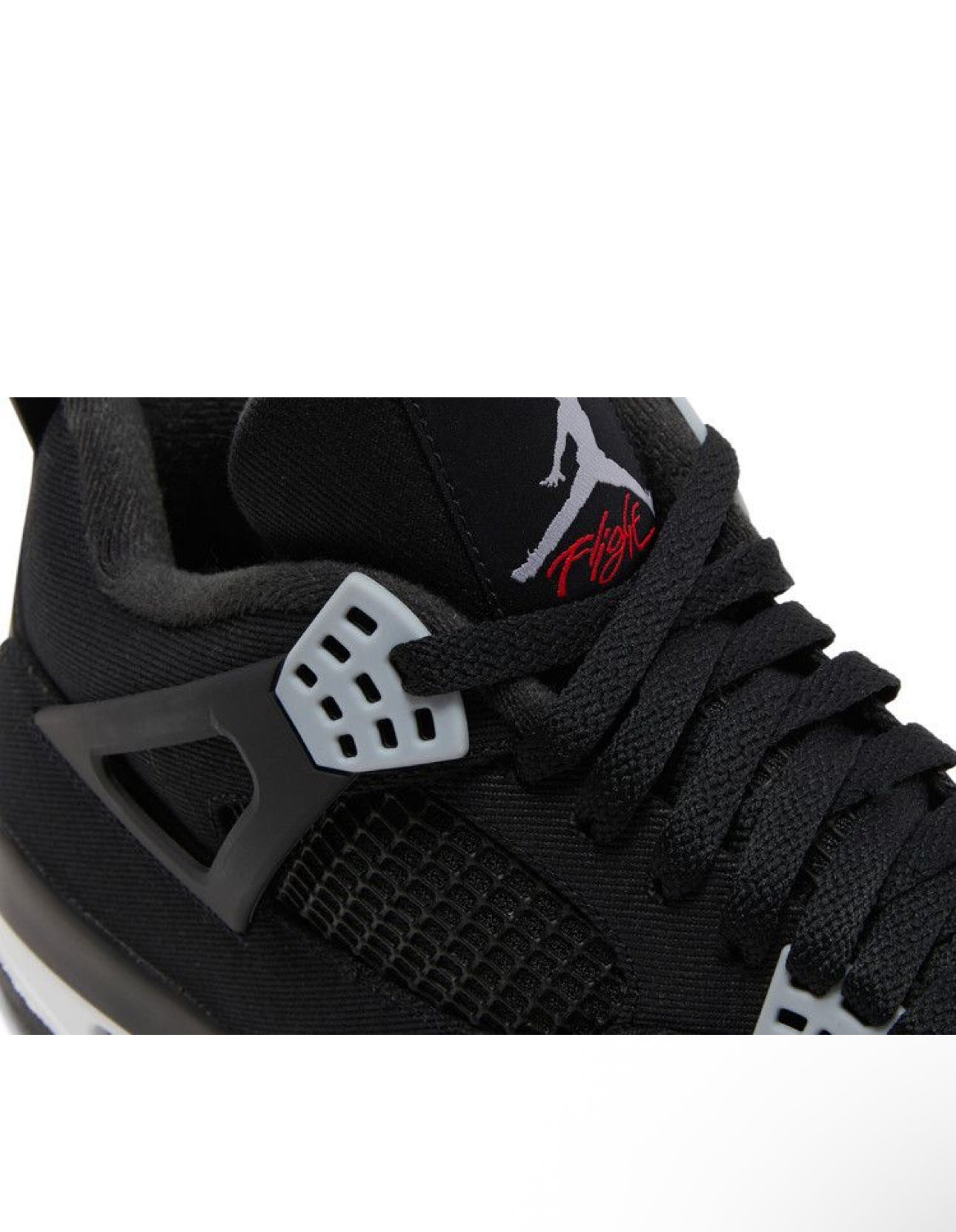 Air Jordan 4 Black Canvas