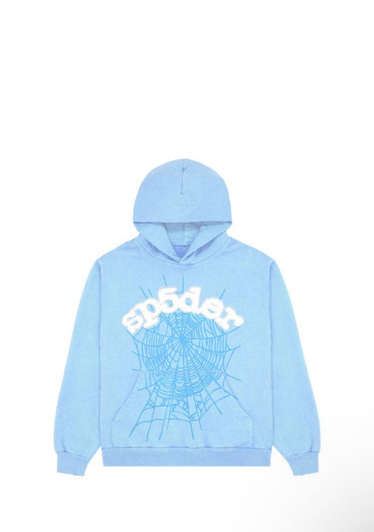 Sp5der Web Hoodie 'Sky Blue'