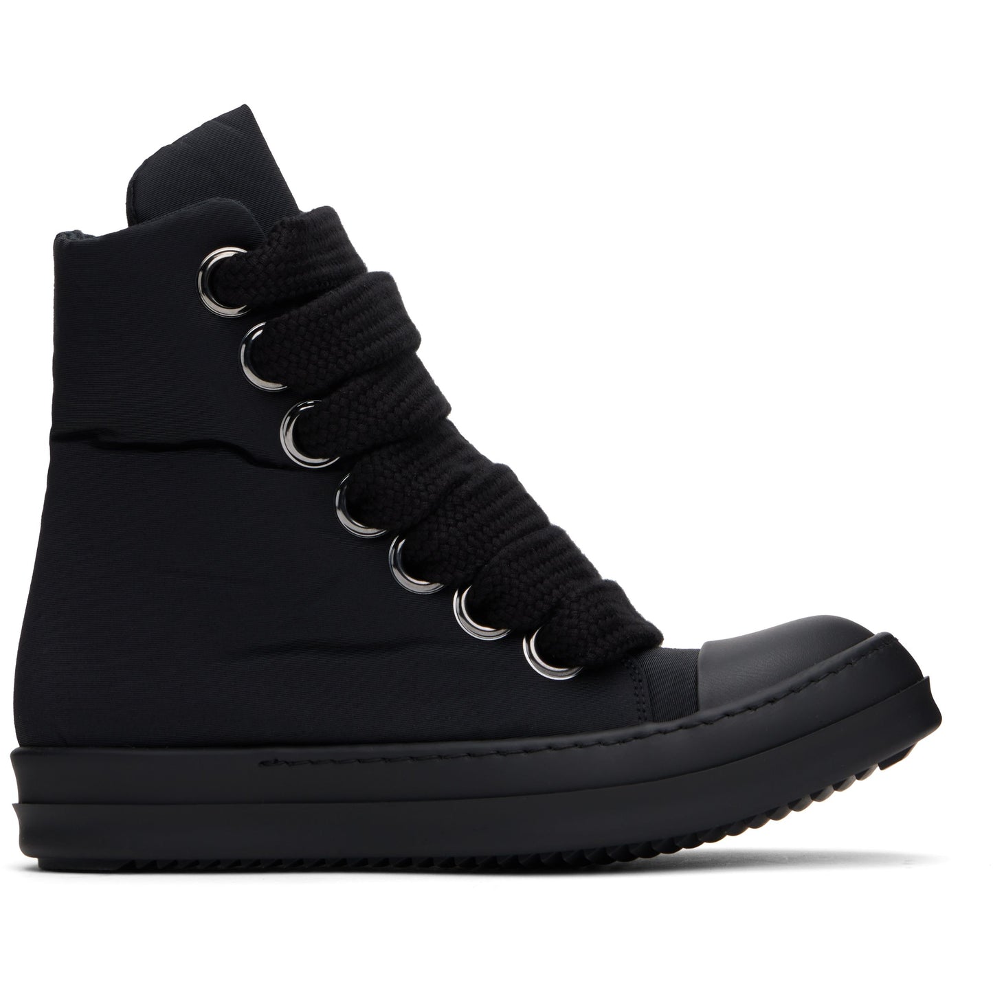 Rick Owens DRKSHDW Black Jumbo Lace Puffer Sneakers