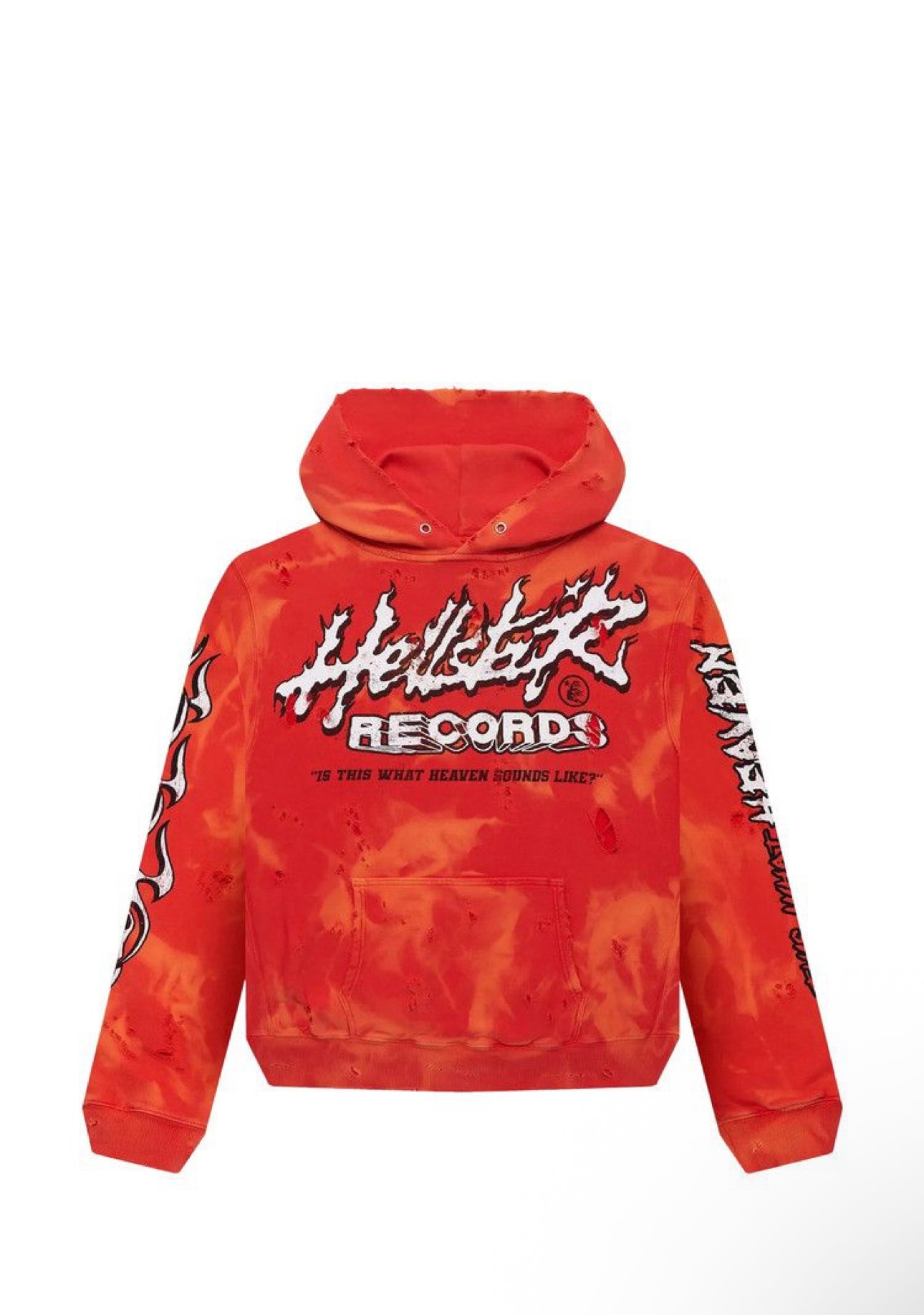 Hellstar Records Pullover Hoodie 'Lava'