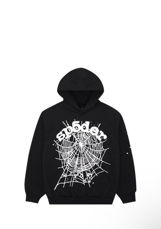 Sp5der OG Web Hoodie 'Black'